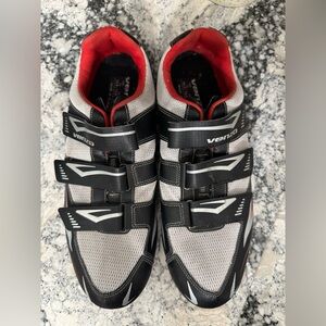 Men's Black and Gray Cycling Shoes size 14.5